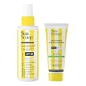 Sunscoop Hydrating Fluid & Brightening Sunscreen Combo SPF 60 PA+++ & SPF 50 PA++++ | For All Skin Types | No White Cast | Ultimate Sun Protection | 125ml + 45 gm