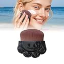 Sunscreen Applicator - Cute Cat Paw Design Sunscreen Brush With Protective Cover, Sun Lotion Sunscreen Applicator for Kids &amp; Adults, Beach Vacation Essential for Sun Protection (Black)