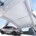 2025 Upgrade Sunshade Roof for Tesla New Model Y Juniper Accessories, Sag-Free&amp;No Gap, Heat Insulation Glass Roof Sunshade Sunroof, Magnetic-Mid Design, No-Light Leakage OEM-fit Roof Shade