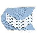 Sunshine Tape Blue Liner Lace Front Hold Wig Tape, A Curve (108 pcs)