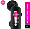SUNSILK Radiant Black Shine Shampoo With 3