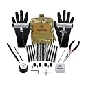 SUNSOUL Tire Repair Kit - 40PCS Heavy Duty Tire Plug Kit with Storage Bag, Universal Zinc Alloy Puncture Repair Tools for Car, Motorcycle, Truck, ARB, ATV, UTV, Tractor, RV, SUV, Trailer