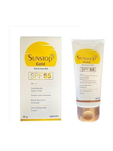 sunstop sunscreen - spf 50 pa gold sunscreen gel spf 55 pa - best sun protection