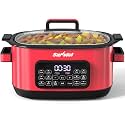 Sunvivi 12-in-1 Programmable Slow Cooker 6.5QT with Timer &amp; Keep Warm