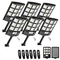 Sunwish Solar Lights Outdoor,Motion Sensor Lights,Remote Control,6 Pack