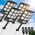 Sunwish Solar Lights Outdoor,Motion Sensor Lights,Remote Control,4 Pack