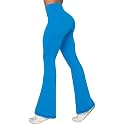 Sunzel Flare Leggings for Women, Crossover Yoga Pants with Tummy Control