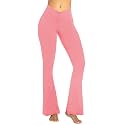 Sunzel Flare Leggings for Women, Crossover Yoga Pants with Tummy Control