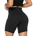 Sunzel No Front Seam High Waist Biker Shorts for Women, Squat Proof Yoga Workout Gym Bike Shorts
