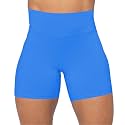 Sunzel No Front Seam High Waist Biker Shorts for Women, Squat Proof Yoga Workout Gym Bike Shorts