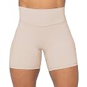 Sunzel No Front Seam High Waist Biker Shorts for Women, Squat Proof Yoga Workout Gym Bike Shorts