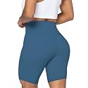 Sunzel No Front Seam High Waist Biker Shorts for Women, Squat Proof Yoga Workout Gym Bike Shorts