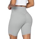 Sunzel No Front Seam High Waist Biker Shorts for Women, Squat Proof Yoga Workout Gym Bike Shorts