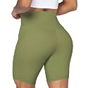 Sunzel No Front Seam High Waist Biker Shorts for Women, Squat Proof Yoga Workout Gym Bike Shorts