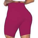 Sunzel No Front Seam High Waist Biker Shorts for Women, Squat Proof Yoga Workout Gym Bike Shorts