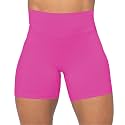 Sunzel No Front Seam High Waist Biker Shorts for Women, Squat Proof Yoga Workout Gym Bike Shorts