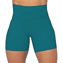 Sunzel No Front Seam High Waist Biker Shorts for Women, Squat Proof Yoga Workout Gym Bike Shorts