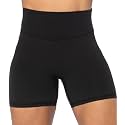 Sunzel No Front Seam High Waist Biker Shorts for Women, Squat Proof Yoga Workout Gym Bike Shorts