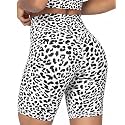 Sunzel No Front Seam High Waist Biker Shorts for Women, Squat Proof Yoga Workout Gym Bike Shorts