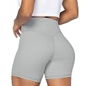 Sunzel No Front Seam High Waist Biker Shorts for Women, Squat Proof Yoga Workout Gym Bike Shorts