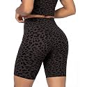 Sunzel No Front Seam High Waist Biker Shorts for Women, Squat Proof Yoga Workout Gym Bike Shorts