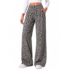 Sunzel Womens High Waisted Wide Leg Pleated