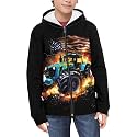 Suobstales Kids Soft Zip-Up Hoodie for Boys 6-16 Years Hooded Sweatshirt Fall Cardigan Jacket with Pockets