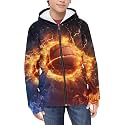 Suobstales Kids Soft Zip-Up Hoodie for Boys 6-16 Years Hooded Sweatshirt Fall Cardigan Jacket with Pockets