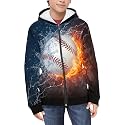 Suobstales Kids Soft Zip-Up Hoodie for Boys 6-16 Years Hooded Sweatshirt Fall Cardigan Jacket with Pockets