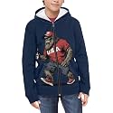 Suobstales Kids Soft Zip-Up Hoodie for Boys 6-16 Years Hooded Sweatshirt Fall Cardigan Jacket with Pockets