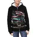 Suobstales Kids Soft Zip-Up Hoodie for Boys 6-16 Years Hooded Sweatshirt Fall Cardigan Jacket with Pockets