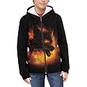 Suobstales Kids Soft Zip-Up Hoodie for Boys 6-16 Years Hooded Sweatshirt Fall Cardigan Jacket with Pockets