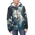 Suobstales Kids Soft Zip-Up Hoodie for Boys 6-16 Years Hooded Sweatshirt Fall Cardigan Jacket with Pockets