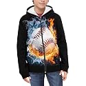 Suobstales Kids Soft Zip-Up Hoodie for Boys 6-16 Years Hooded Sweatshirt Fall Cardigan Jacket with Pockets