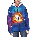 Suobstales Kids Soft Zip-Up Hoodie for Boys 6-16 Years Hooded Sweatshirt Fall Cardigan Jacket with Pockets