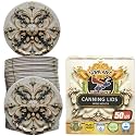 Supa Ant Wide Mouth Canning Lids - Mason Jar Lids Canning Supplies (50pcs.)