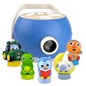 Super Blue Bundle Kids Book Projector with 5 Characters, 20 Stories, 32 Songs for Ages 3+