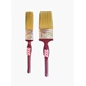 Set of 2 (1inch + 2inch) Paint Brush for Wall Painting ,Oil Painting and for Cleaning Delicate Item (Pack of 2)(Nylon)