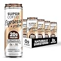 Super Coffee Espresso & Cream, Iced Coffee, 20g Protein 0 Sugar, 11oz 12Pk