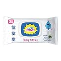 Super Cute's 98% Water Based Baby Wipes with Lid, Enriched with Aloe Vera and Vitamin E, No Alcohol|Paraben Free (72 Wipes)