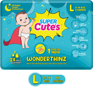 Super Cutes Premium Ultra Thin Diaper Pants