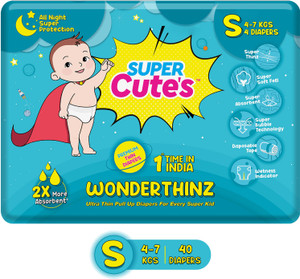 Super Cutes Premium Ultra Thin Diaper Pants