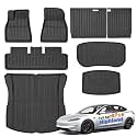 SUPER LINER Tesla Model 3 Floor Mats 2024-2026 2027 All-Weather 8-Pcs Set