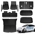 SUPER LINER Tesla Model Y Floor Mats 2025 2026 2027 11-Piece Set TPE