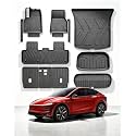 SUPER LINER Tesla New Model Y Juniper Floor Mats 2026 2027, 11-Pcs Set TPE
