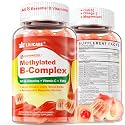 Super Methylated Vitamin B Complex Gummies, All B Vitamins + Omega-3,CoQ10