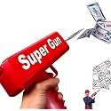 Super Money Guns Paper Playing Spary Money Gun Make it Rain Toy Gun, Gun Fake Bill Dispenser Money Shooter Toy