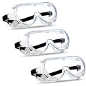 Super More Anti-Fog Protective Safety Goggles Clear Lens Wide-Vision