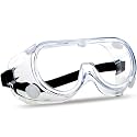 Super More Anti-Fog Protective Safety Goggles Clear Lens Wide-Vision