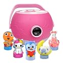 Super Pink Bundle Kids Book Projector with 5 Characters, 20 Stories & 37 Songs for Ages 3+
